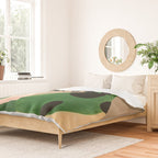 Modern Abstract Vases with Plant 1 Duvet Cover Gallery Image 2
