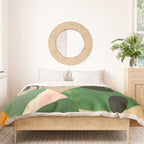 Modern Abstract Vases with Plant 1 Duvet Cover Gallery Image 3