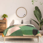 Modern Abstract Vases with Plant 1 Comforter Gallery Image 3