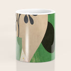 Modern Abstract Vases with Plant 1 Coffee Mug Gallery Image 4