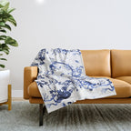 Monkey World Jouy Throw Blanket Gallery Image 1