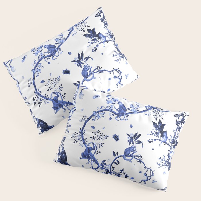 Monkey World Jouy Pillow Sham Gallery Image 3