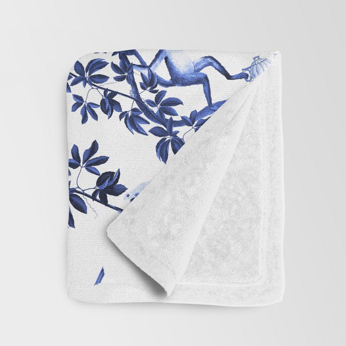 Monkey World Jouy Throw Blanket Gallery Image 3