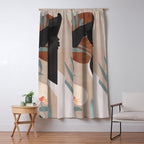 Tropical Girl 4 Window Curtain Gallery Image 5