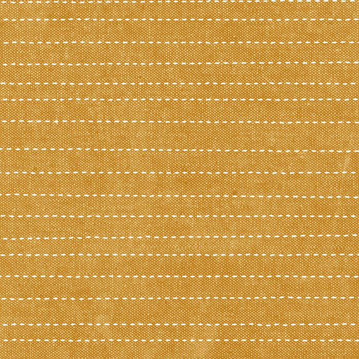 stitched stripes - mustard yellow Coffee Mug Gallery Image 2