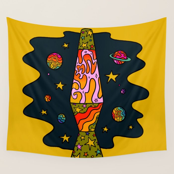 Gemini Lava Lamp Wall Tapestry Gallery Image 1