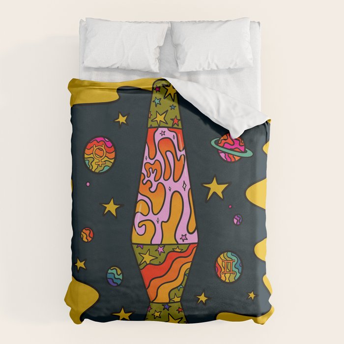 Gemini Lava Lamp Duvet Cover Gallery Image 6