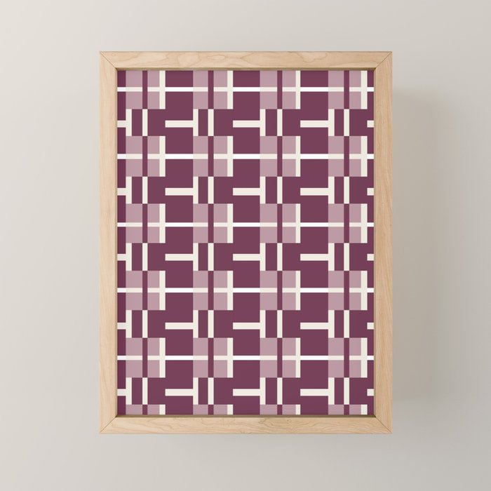 Vintage Geometric Harmony Mini Art Print Gallery Image 1