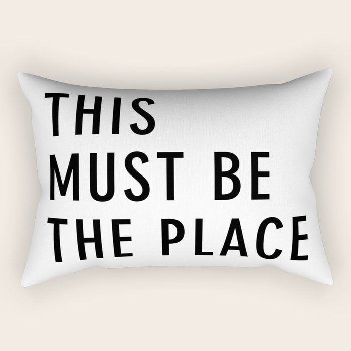 This must be the Place Rectangular Pillow Gallery Image 2