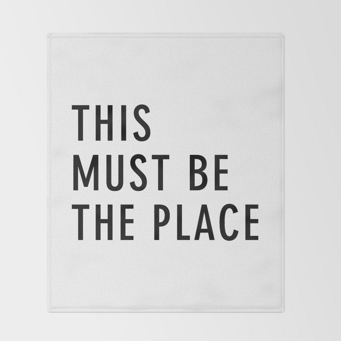 This must be the Place Throw Blanket Gallery Image 2