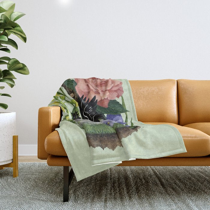 Tiny Pegasus Throw Blanket Gallery Image 1