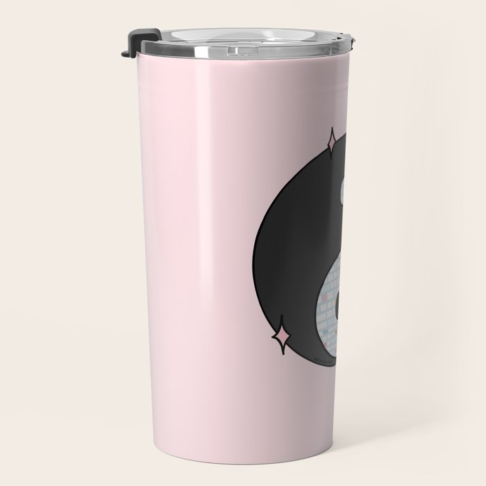 Yin Yang Disco Ball Travel Mug Gallery Image 3