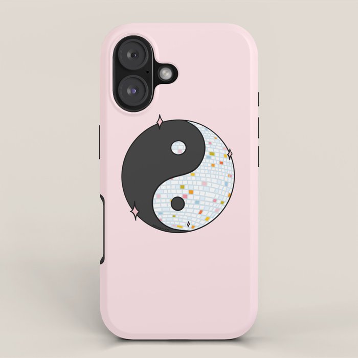 Yin Yang Disco Ball iPhone Case Gallery Image 1