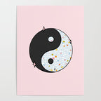 Yin Yang Disco Ball Poster Gallery Image 4