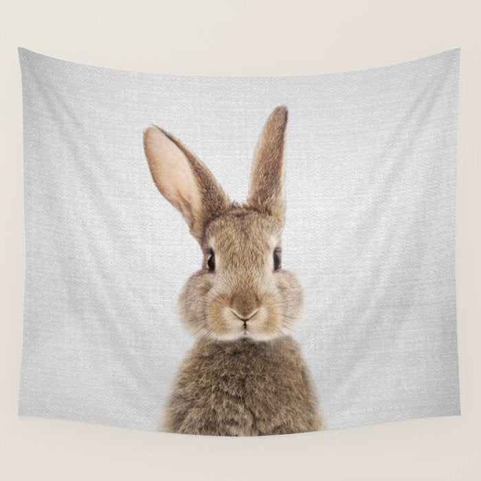 Rabbit - Colorful Wall Tapestry Gallery Image 1