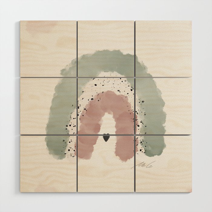Rainbow_Nursery_01 Wood Wall Art Gallery Image 1