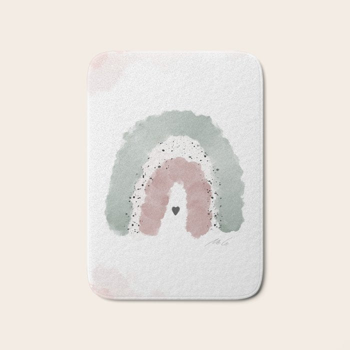 Rainbow_Nursery_01 Bath Mat Gallery Image 1