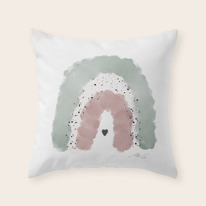 Rainbow_Nursery_01 Throw Pillow Gallery Image 6