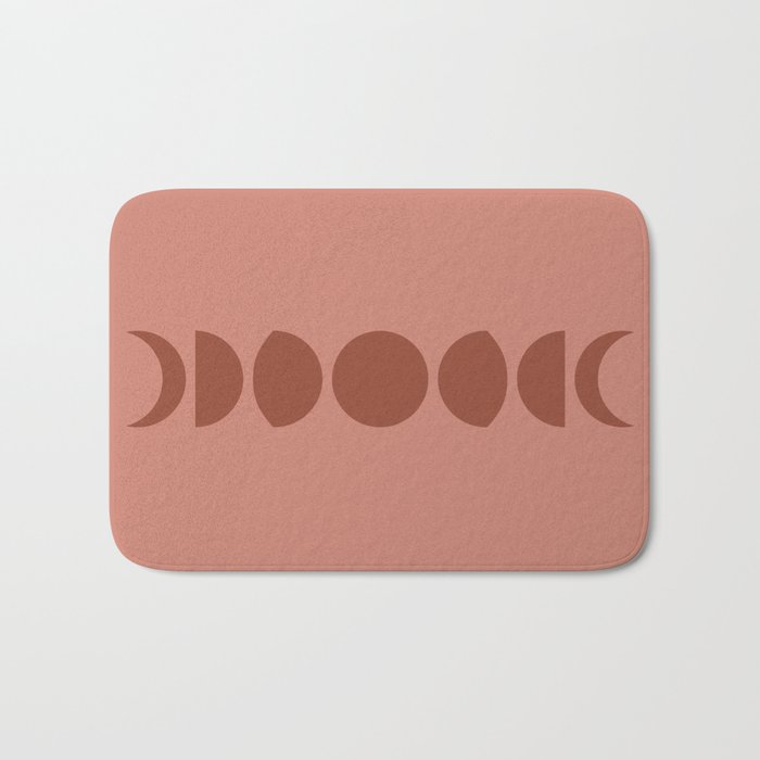 Minimal Moon Phases VI Bath Mat Gallery Image 1
