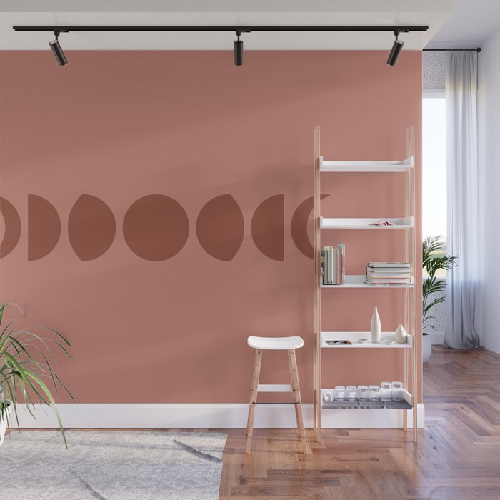 Minimal Moon Phases VI Wall Mural Gallery Image 1