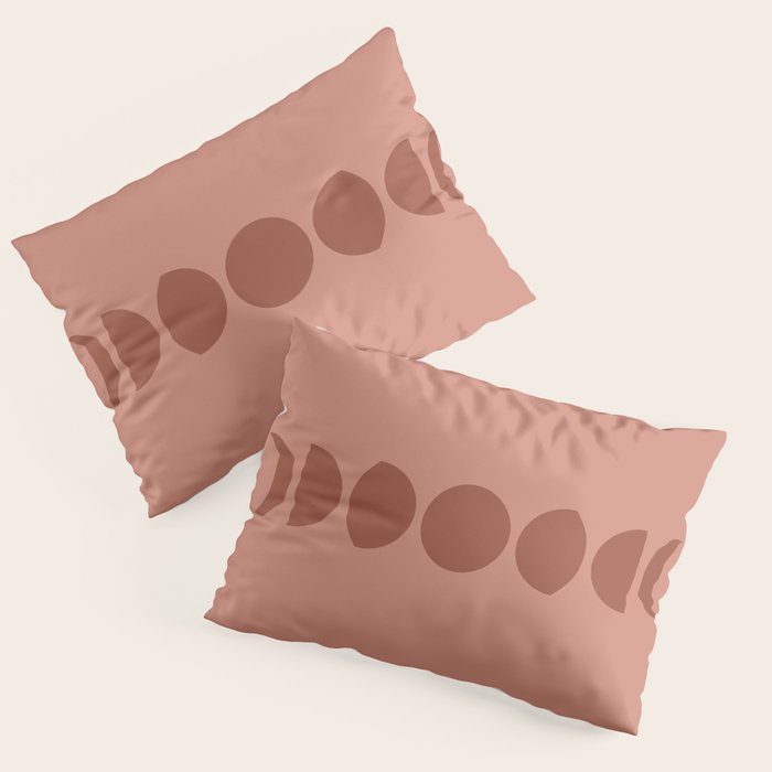 Minimal Moon Phases VI Pillow Sham Gallery Image 1