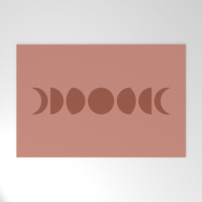 Minimal Moon Phases VI Welcome Mat Gallery Image 1