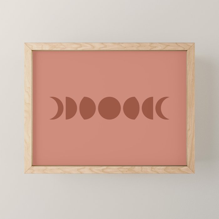 Minimal Moon Phases VI Mini Art Print Gallery Image 1