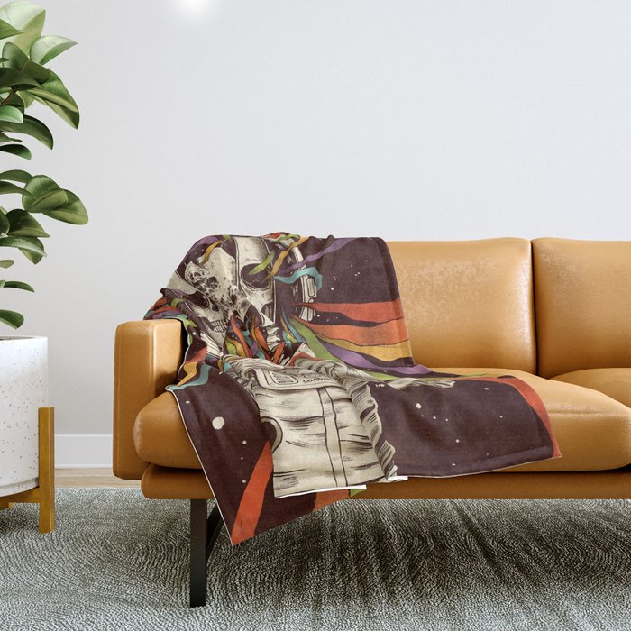 Life from The Darkest Existence Throw Blanket Gallery Image 1
