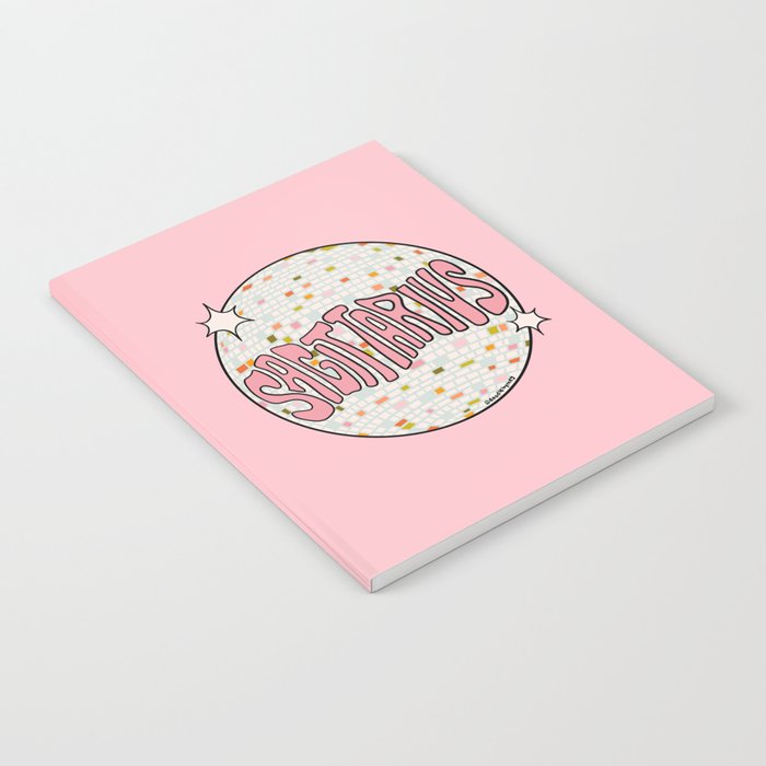 Sagittarius Disco Ball Notebook Gallery Image 1