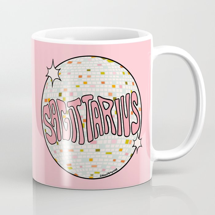 Sagittarius Disco Ball Coffee Mug Gallery Image 1
