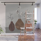 Still Life with Three Vases Wall Mural Gallery Image 1