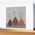 Still Life with Three Vases Wall Mural Gallery Image 2