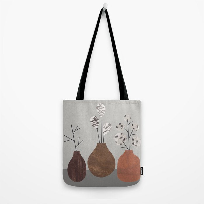 Still Life with Three Vases Tote Bag Gallery Image 2