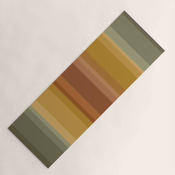 Retro Stripes XIII Yoga Mat Gallery Image 1