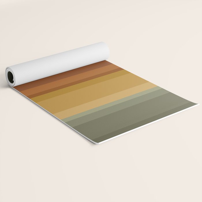 Retro Stripes XIII Yoga Mat Gallery Image 2