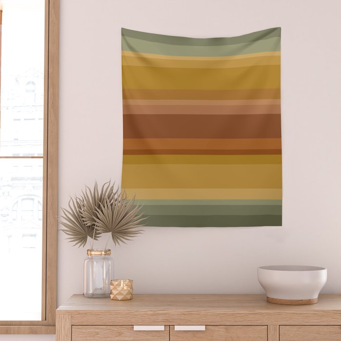 Retro Stripes XIII Wall Tapestry Gallery Image 2