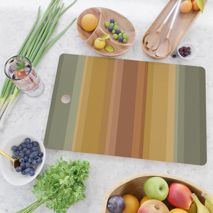 Retro Stripes XIII Cutting Board Gallery Image 2