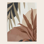Abstract Art Tropical Leaves 4 Mocha Mousse Poster Gallery Image 4