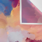 New Beginnings In Full Color | Abstract Texture Color Design Wall Tapestry Gallery Image 3