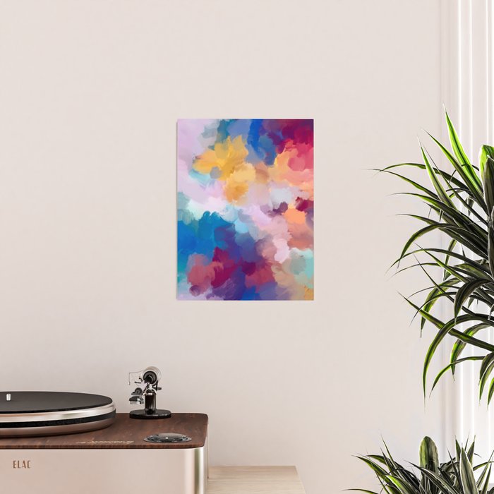 New Beginnings In Full Color | Abstract Texture Color Design Poster Gallery Image 2