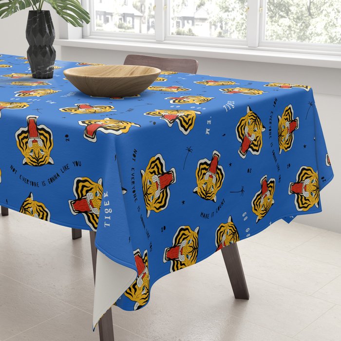 Go Get 'Em Tiger Tablecloth Gallery Image 3
