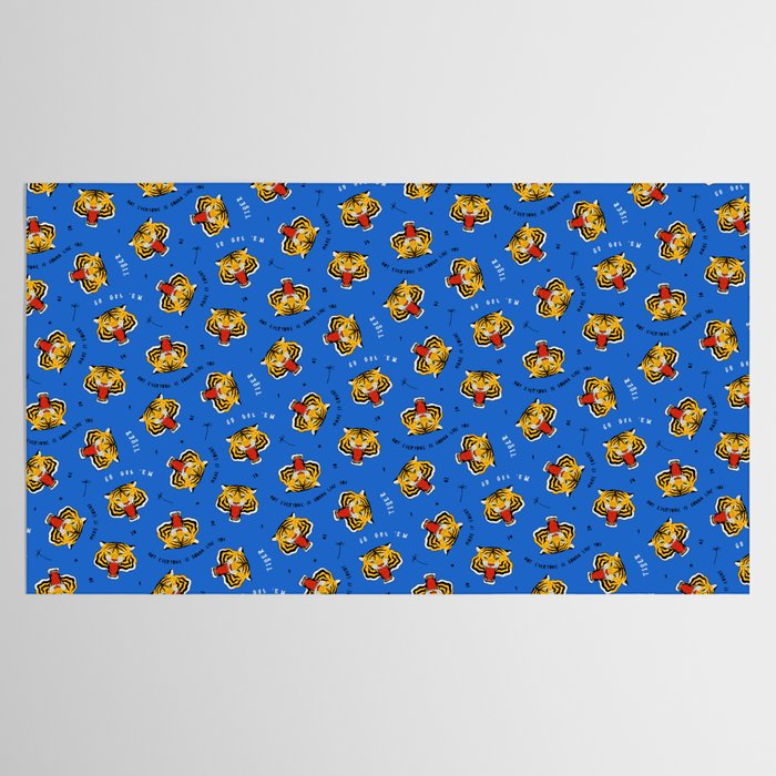 Go Get 'Em Tiger Tablecloth Gallery Image 2