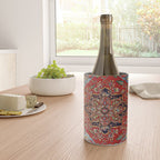 Heriz  Antique Persian Rug Print Wine Chiller Gallery Image 4