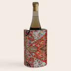 Heriz  Antique Persian Rug Print Wine Chiller Gallery Image 2