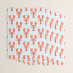 Vintage lobster sea food cartoon pattern Wrapping Paper Gallery Image 3
