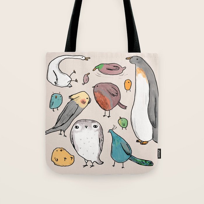 Lump Birds Tote Bag Gallery Image 1
