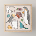 Lump Birds Mini Art Print Gallery Image 1