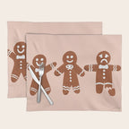 Gingerbread Men - Blush Palette Placemat Gallery Image 1