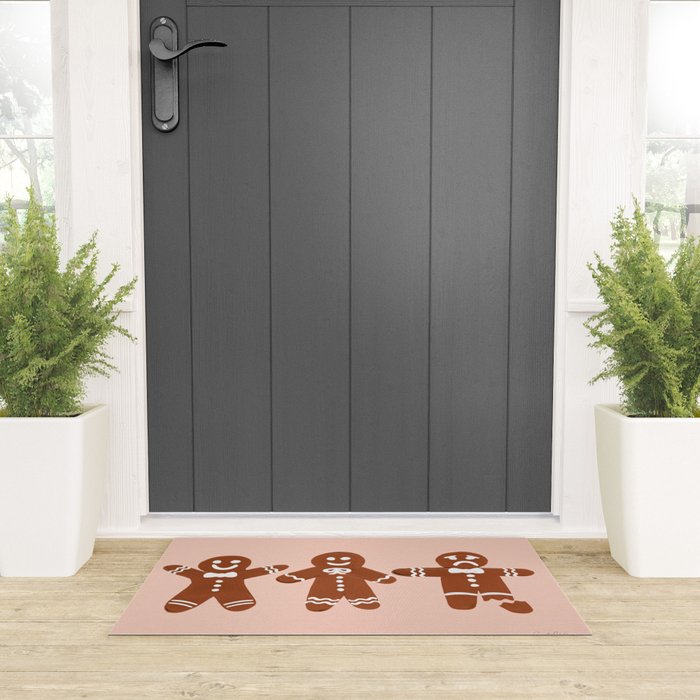 Gingerbread Men - Blush Palette Welcome Mat Gallery Image 3