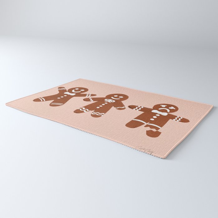 Gingerbread Men - Blush Palette Rug Gallery Image 3